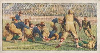 1929 Churchman's Sports & Games in Many Lands #24 American Football, U.S.A. Front