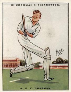 1929 Churchman's Men of the Moment in Sport (1st Series) #6 Percy Chapman Front