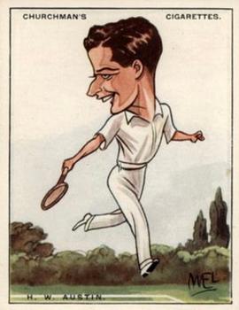 1929 Churchman's Men of the Moment in Sport (1st Series) #10 Bunny Austin Front