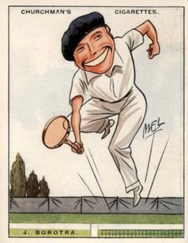 1929 Churchman's Men of the Moment in Sport (1st Series) #11 Jean Borotra Front