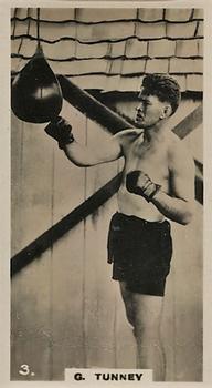 1927 British-American Tobacco Who's Who in Sports #3 Gene Tunney Front