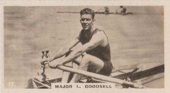1927 British-American Tobacco Who's Who in Sports #17 Major L. Goodsell Front