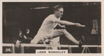 1927 British-American Tobacco Who's Who in Sports #34 Lord Burghley Front