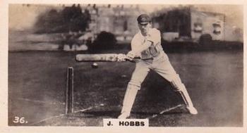 1927 British-American Tobacco Who's Who in Sports #36 Jack Hobbs Front