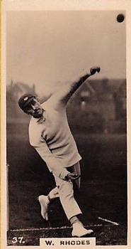 1927 British-American Tobacco Who's Who in Sports #37 Wilfred Rhodes Front