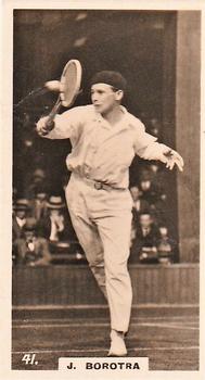 1927 British-American Tobacco Who's Who in Sports #41 Jean Borotra Front