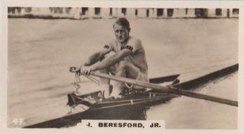 1927 British-American Tobacco Who's Who in Sports #47 J. Beresford Front
