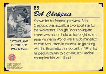 2004 TK Legacy Michigan Wolverines #B5 Bob Chappuis Back