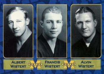 2004 TK Legacy Michigan Wolverines #CK1 Albert Wistert / Francis Wistert / Alvin Wistert Front
