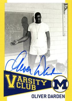 2004 TK Legacy Michigan Wolverines - Varsity Club Autographs #VC2 Oliver Darden Front