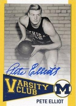 2004 TK Legacy Michigan Wolverines - Varsity Club Autographs #VC8 Pete Elliott Front