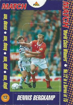 1996 Match Magazine World Class Winners #12 Dennis Bergkamp Front