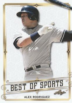 2018 Leaf Best of Sports #01 Alex Rodriguez Front