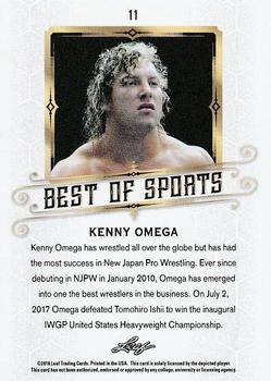 2018 Leaf Best of Sports #11 Kenny Omega Back