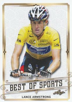 2018 Leaf Best of Sports #12 Lance Armstrong Front