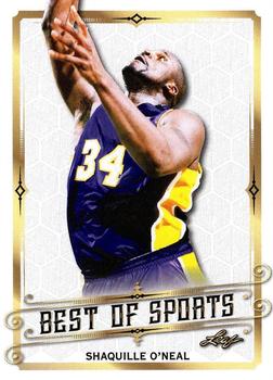 2018 Leaf Best of Sports #17 Shaquille O'Neal Front