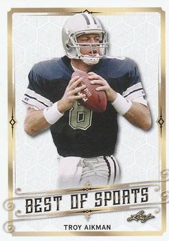 2018 Leaf Best of Sports #18 Troy Aikman Front