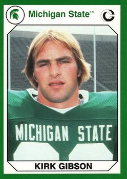 1990 Collegiate Collection Michigan State Spartans - Promos #7 Kirk Gibson Front