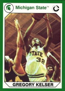 1990 Collegiate Collection Michigan State Spartans - Promos #9 Greg Kelser Front