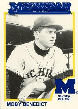 1991 College Classics Michigan Wolverines #NNO Moby Benedict Front