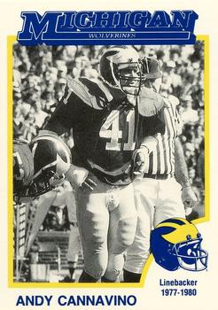 1991 College Classics Michigan Wolverines #NNO Andy Cannavino Front