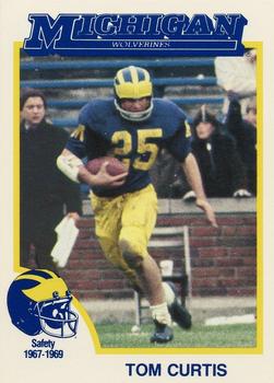1991 College Classics Michigan Wolverines #NNO Tom Curtis Front