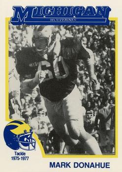 1991 College Classics Michigan Wolverines #NNO Mark Donahue Front