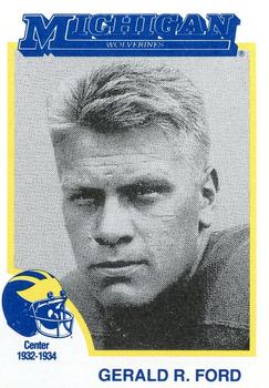 1991 College Classics Michigan Wolverines #NNO Gerald Ford Front