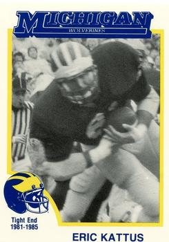 1991 College Classics Michigan Wolverines #NNO Eric Kattus Front