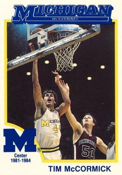 1991 College Classics Michigan Wolverines #NNO Tim McCormick Front
