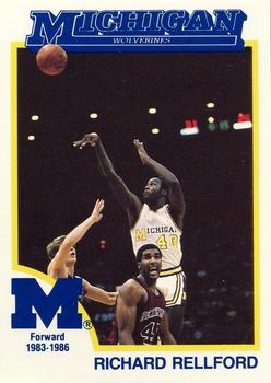 1991 College Classics Michigan Wolverines #NNO Richard Rellford Front