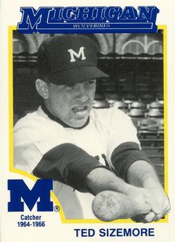 1991 College Classics Michigan Wolverines #NNO Ted Sizemore Front
