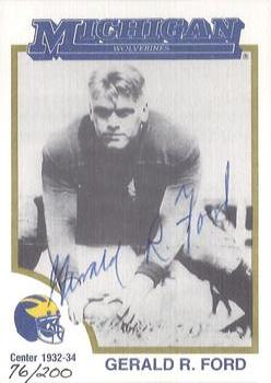 1991 College Classics Michigan Wolverines #NNO Gerald R. Ford Front
