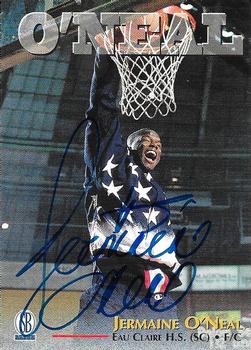1997 Score Board Autographs #NNO Jermaine O'Neal Front