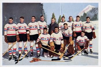 1936 Frank Coffey Olympics #5 Ice Hockey Front