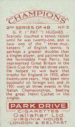 1935 Gallaher Champions 2nd Series #5 Pat Hughes Back