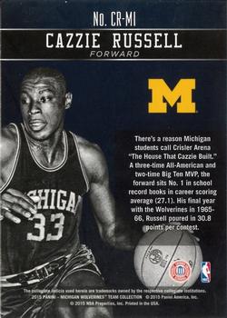 2015 Panini Michigan Wolverines - Honors #CR-MI Cazzie Russell Back