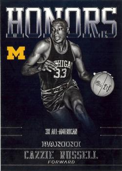 2015 Panini Michigan Wolverines - Honors #CR-MI Cazzie Russell Front