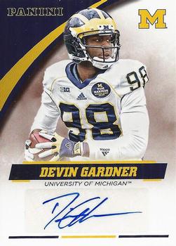 2015 Panini Michigan Wolverines - Signatures #DG-MI Devin Gardner Front