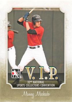 2011 In The Game National Sports Collectors Convention VIP #VIP-08 Manny Machado Front