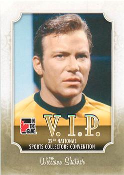 2011 In The Game National Sports Collectors Convention VIP #VIP-09 William Shatner Front