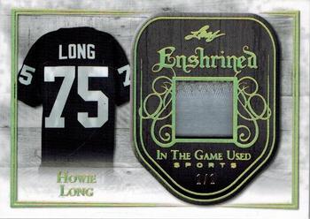 2018 Leaf In The Game Used Sports - Enshrined Prime Relics Gold Prismatic #E-15 Howie Long Front
