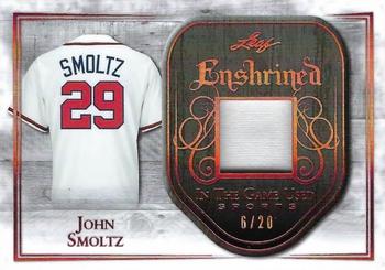 2018 Leaf In The Game Used Sports - Enshrined Relics #E-19 John Smoltz Front
