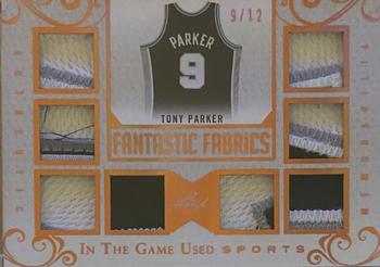 2018 Leaf In The Game Used Sports - Fantastic Fabrics #FF-34 Tony Parker Front