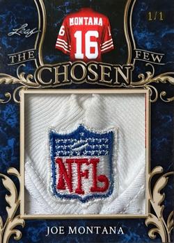2018 Leaf In The Game Used Sports - The Chosen Few Relics #TCF-JM1 Joe Montana Front