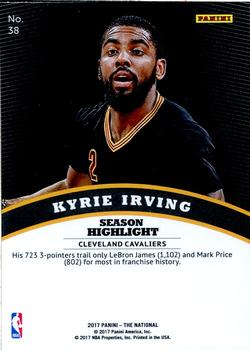 2017 Panini National Convention VIP #38 Kyrie Irving Back