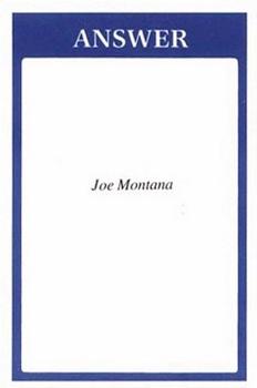 1994 BBC A Question of Sport #NNO Joe Montana Back