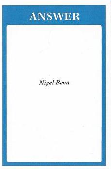 1994 BBC A Question of Sport #NNO Nigel Benn Back