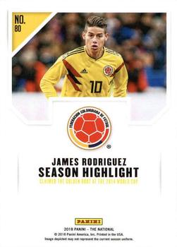 2018 Panini National Convention #80 James Rodriguez Back