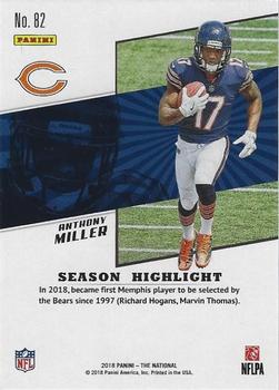 2018 Panini National Convention #82 Anthony Miller Back